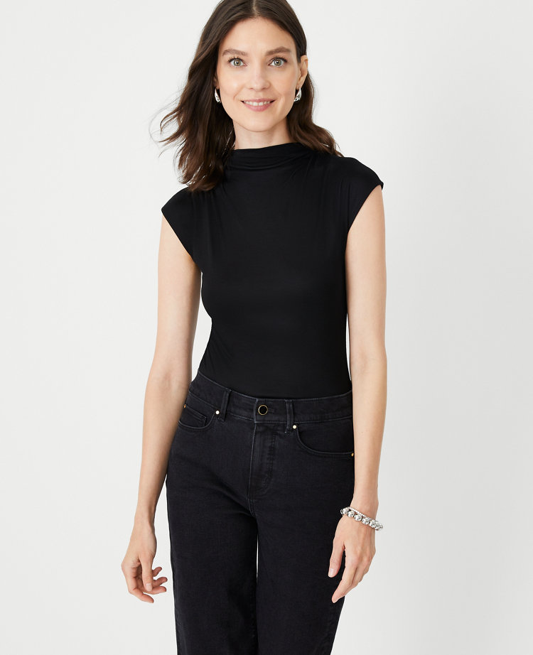 THE PERFECT FUNNEL NECK TOP, SPANX, 20420R