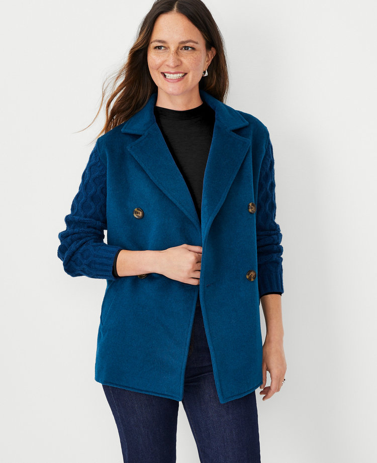 Womens shop navy coatigan