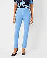 The Petite High Rise Eva Ankle Pant in Double Knit - Curvy Fit carousel Product Image 1