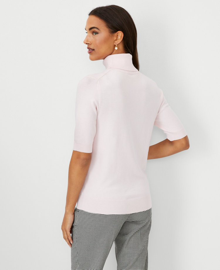 Elbow sleeve 2024 turtleneck top