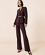 The Side Zip Trouser Pant in Fluid Crepe carousel Product Image 4