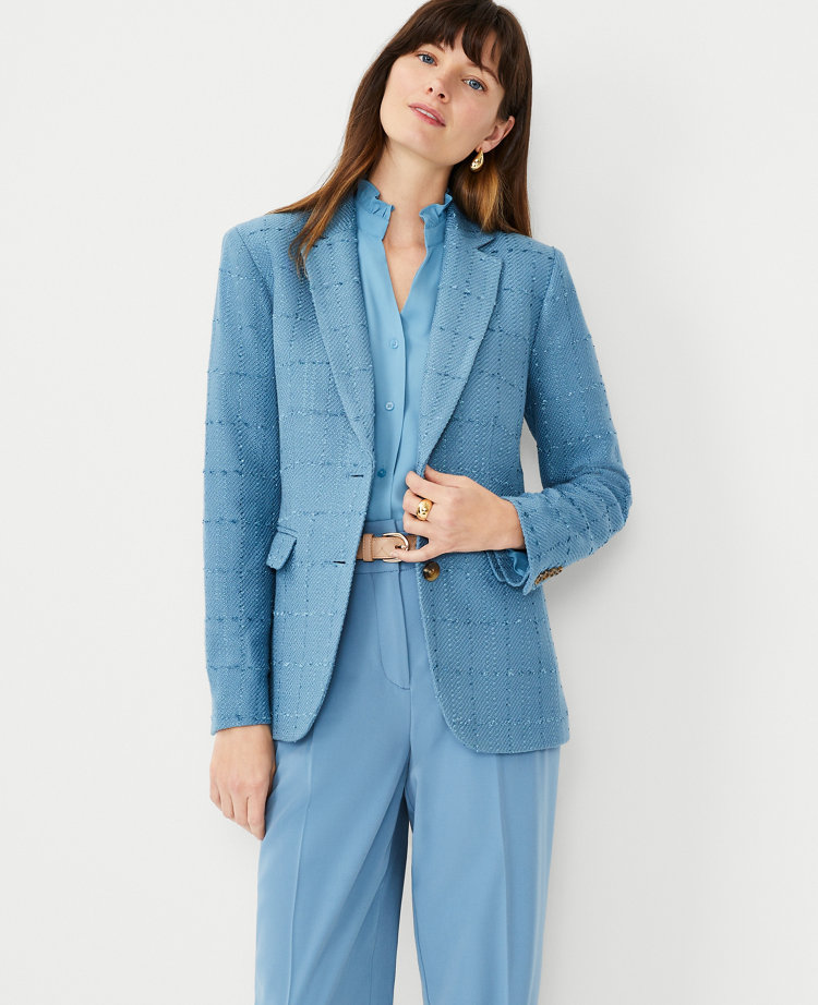 Ann taylor blue clearance blazer