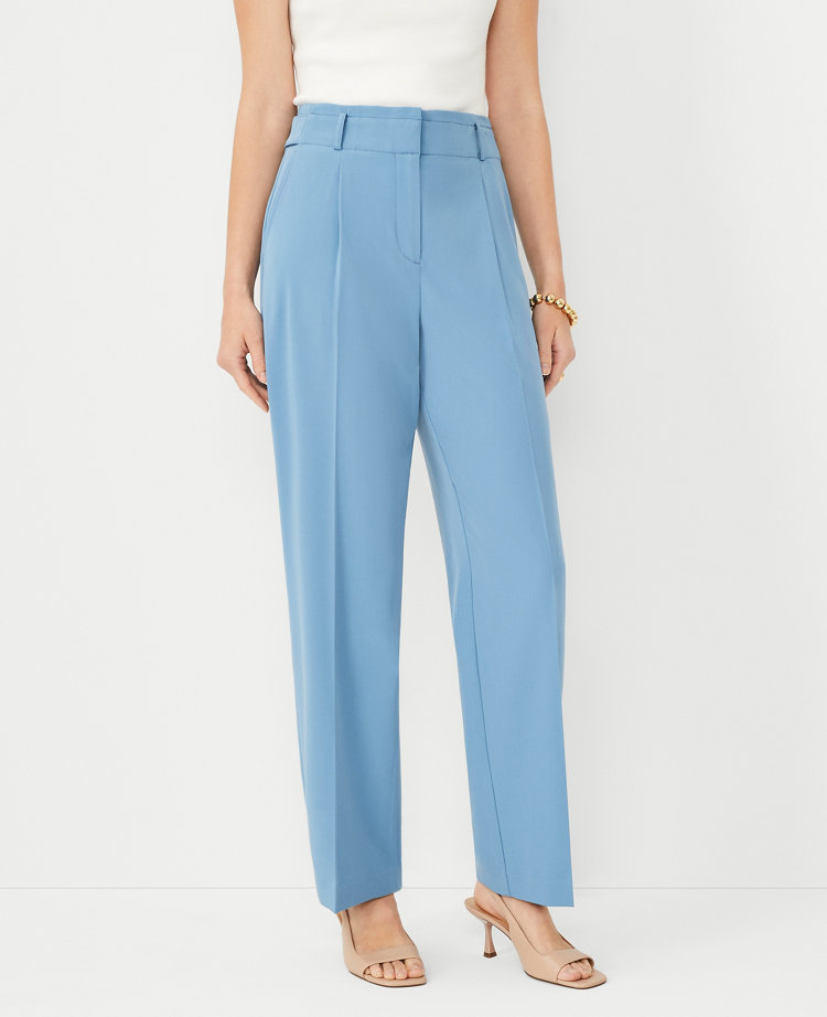 High waisted paperbag ankle 2024 pants