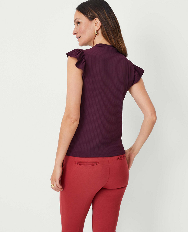 Blouse Femme Pssst Manches Courtes Bleue - Taille M - Avec Embellissements Suspendus - NEUF Sans étiquette