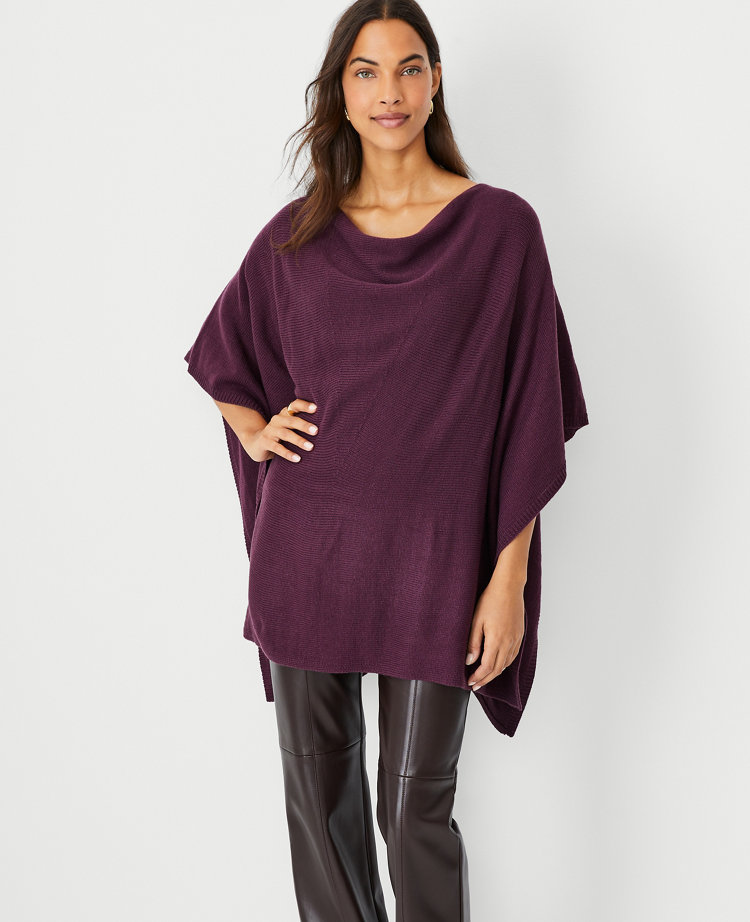 Cowl Neck Poncho