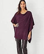 Cowl Neck Poncho carousel Product Image 1