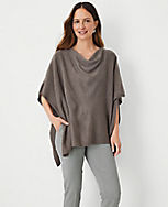 Cowl Neck Poncho carousel Product Image 1