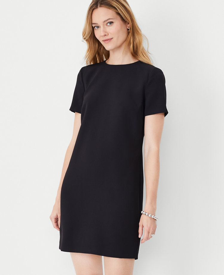 Short Sleeve Shift Dress