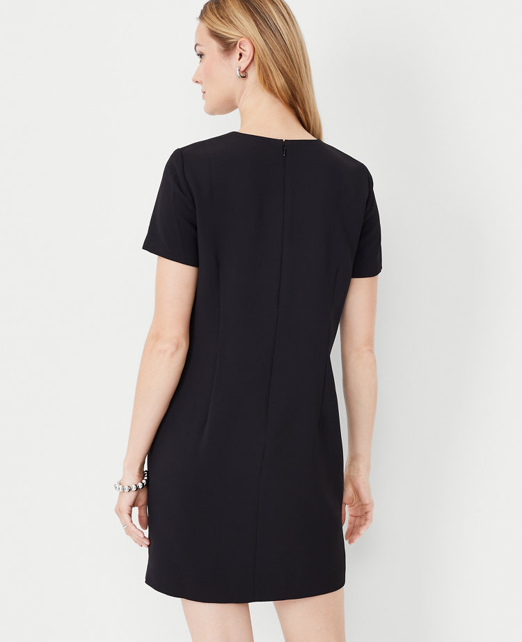 Short sleeve shift dress best sale with pockets