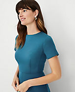 The Flare Dress in Double Knit carousel Product Image 3