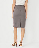 Houndstooth Jacquard Pull On Pencil Skirt carousel Product Image 2