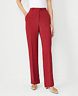 The Slim Straight Pant in Fluid Crepe - Curvy Fit carousel Product Image 1