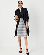 Pull On Pencil Skirt in Plaid carousel Product Image 3