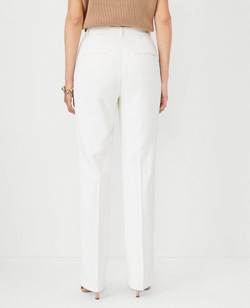 The Slim Straight Pant in Crepe - Curvy Fit