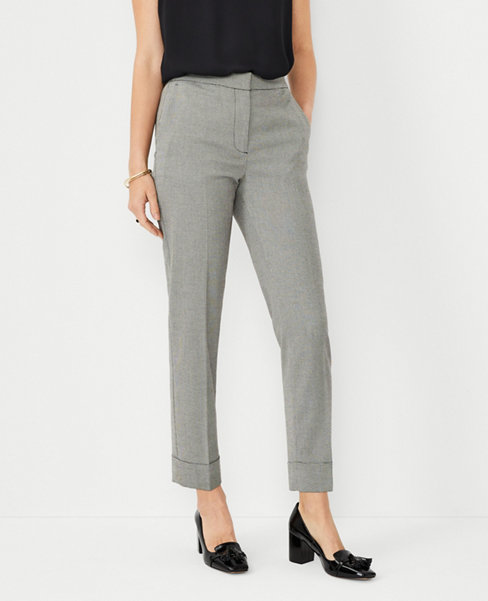The High Rise Eva Ankle Pant in Twill