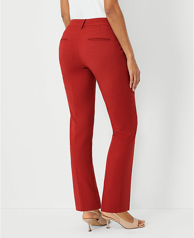 The Petite Straight Pant in Lightweight Weave - Curvy Fit