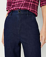 High Rise Trouser Jeans in Classic Rinse Wash carousel Product Image 4