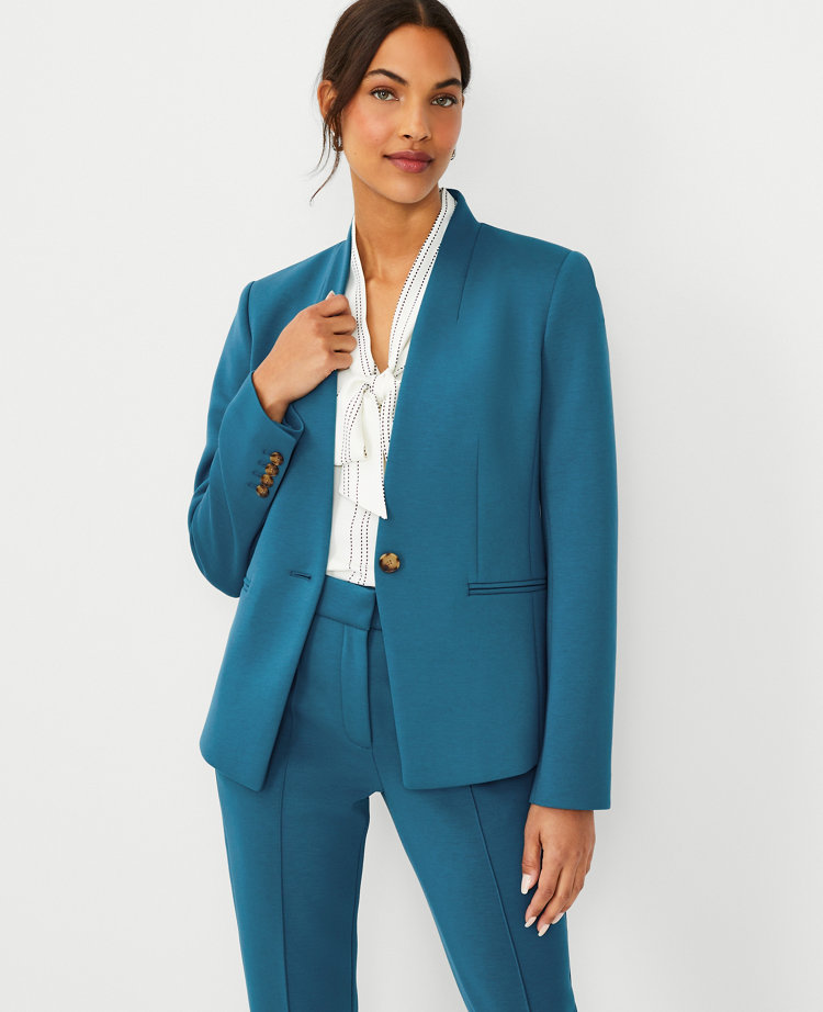 Women's Blue Blazers Ann Taylor