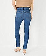 Petite High Rise Skinny Jeans in Classic Indigo Wash carousel Product Image 2