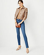 Petite High Rise Skinny Jeans in Classic Indigo Wash carousel Product Image 3