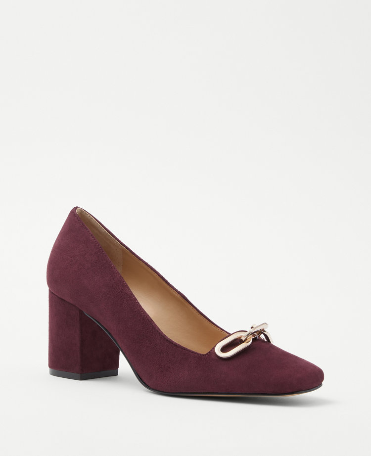 Comfortable on sale suede pumps