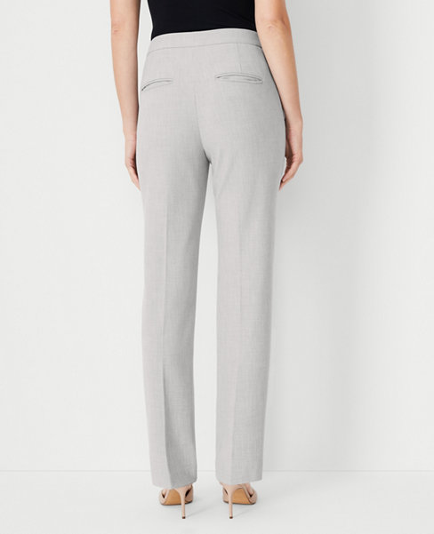 The High Rise Side Zip Straight Pant in Bi-Stretch - Curvy Fit