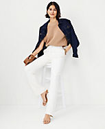 The Petite Slim Straight Pant in Fluid Crepe carousel Product Image 3