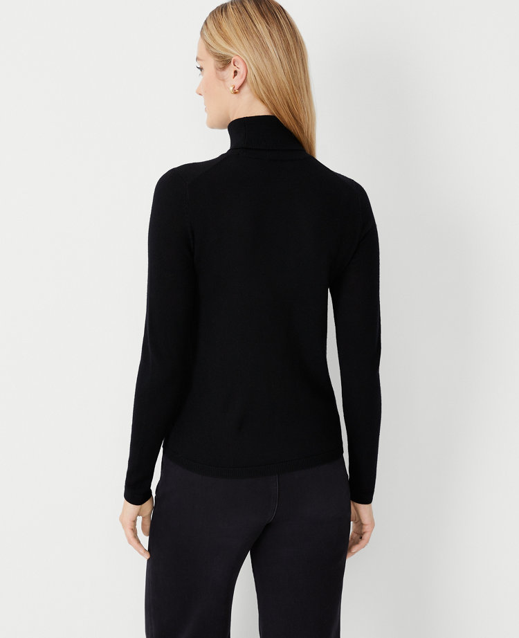 Merino Wool Turtleneck Sweater