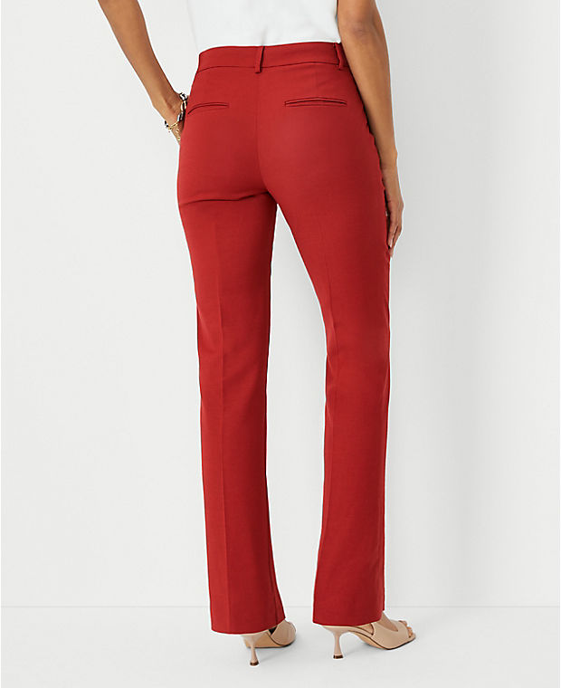 The Petite Straight Pant in Lightweight Weave