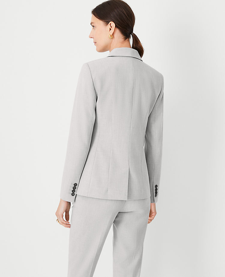 The Petite Fitted Double Breasted Blazer in Bi-Stretch