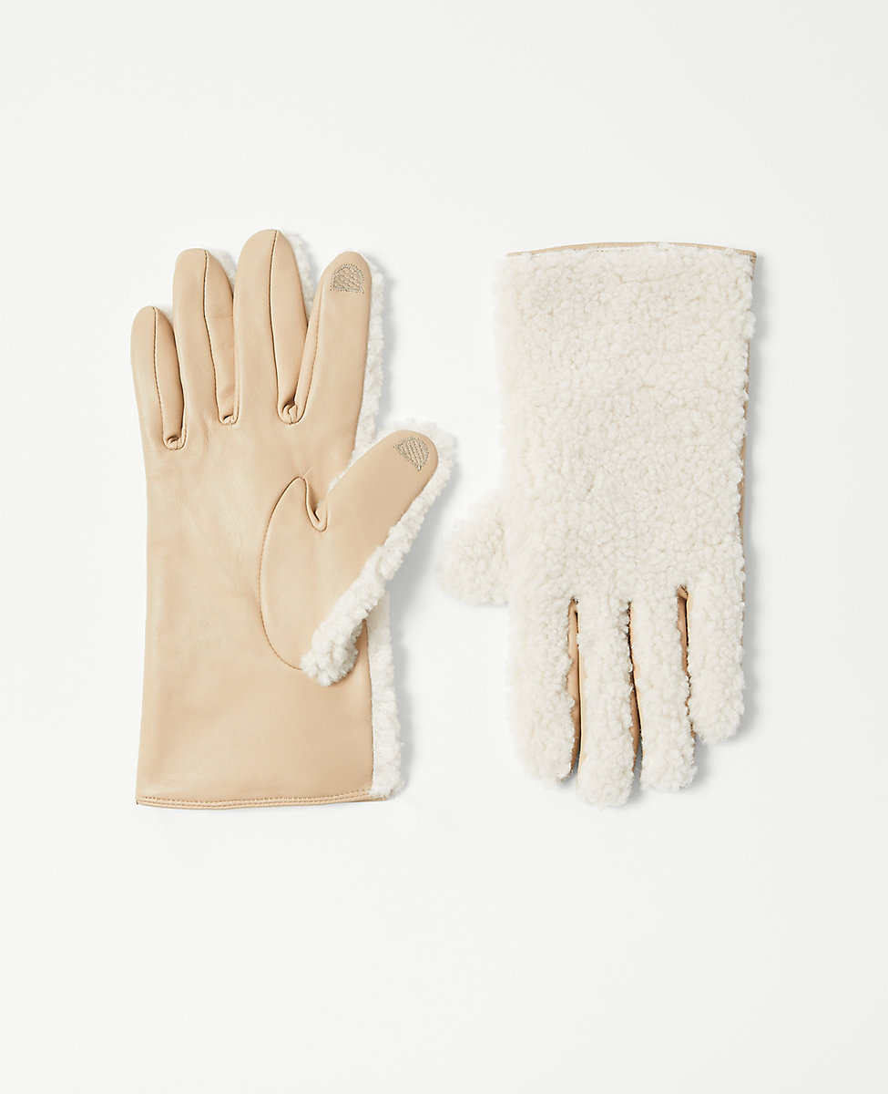 Fuzzy Knit Touchscreen Gloves