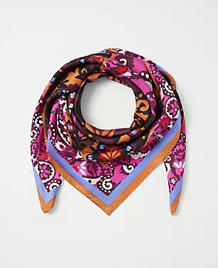 Paisley Silk Square Scarf carousel Product Image 2