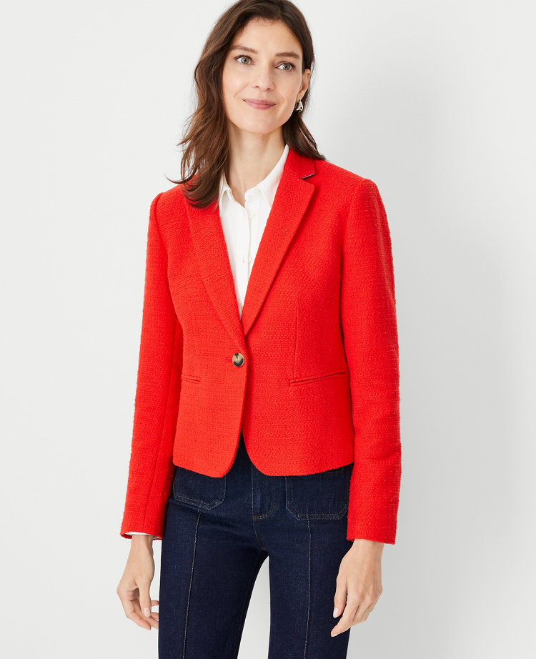 Ann taylor sales red blazer