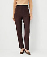 The Lana Slim Pant in Faux Suede carousel Product Image 1