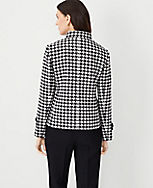 Houndstooth Wool Blend Military Jacket carousel Product Image 2