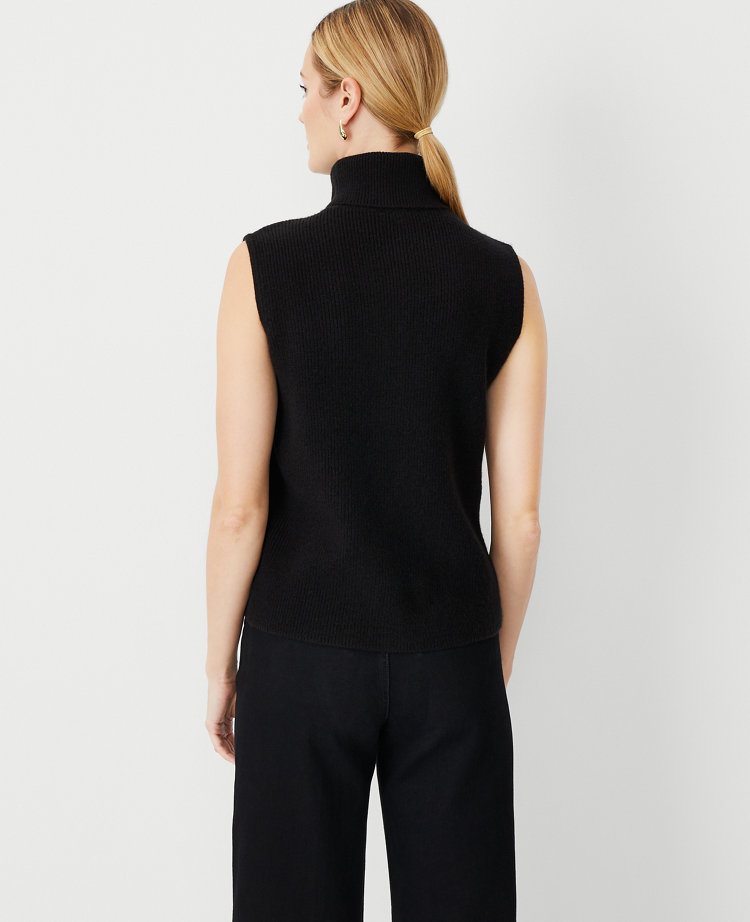 Turtleneck sleeveless hotsell