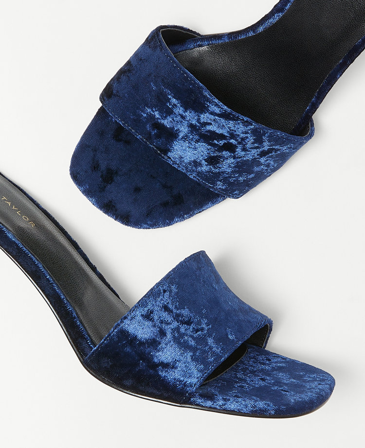 Velvet Mule Sandals