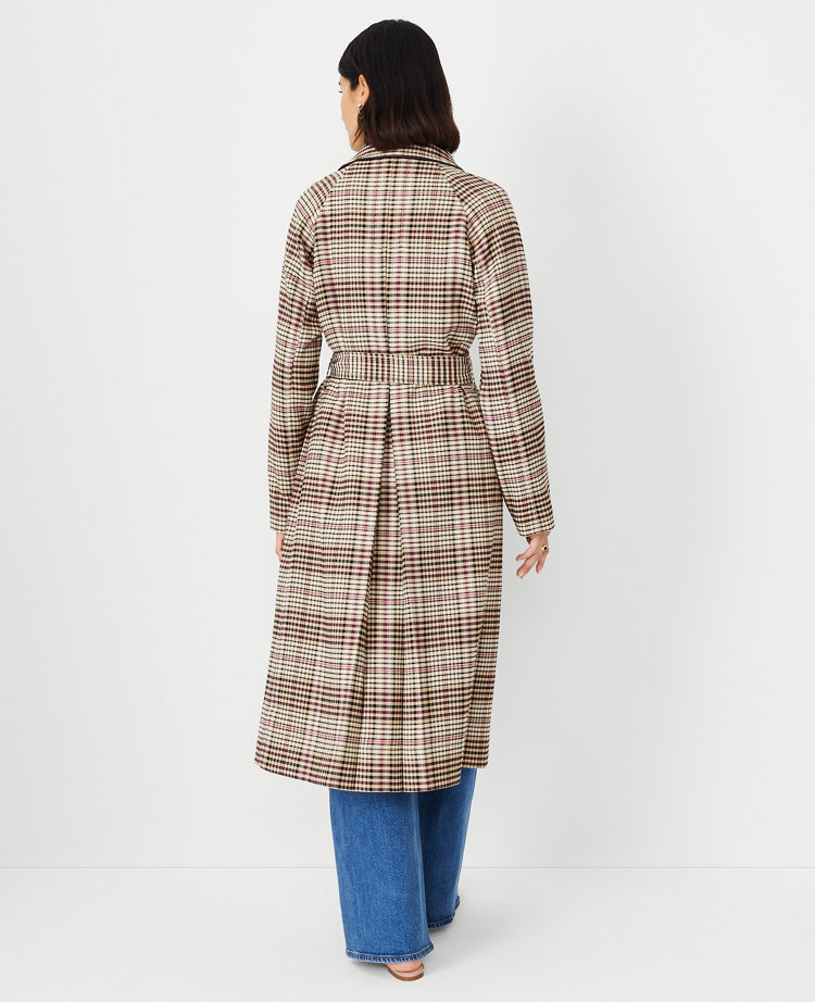 Plaid mac jacket sale