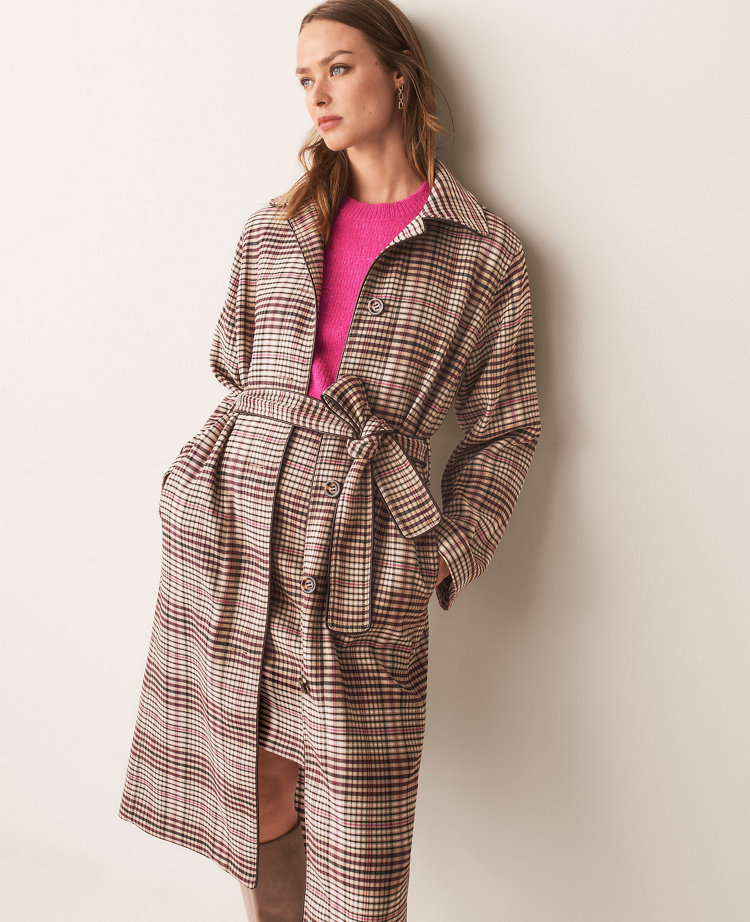 Plaid Mac Coat