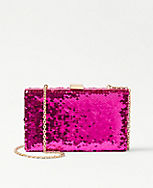 Sequin Box Clutch carousel Product Image 1
