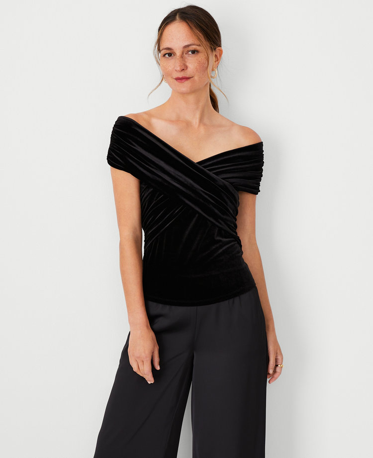 Ann taylor off the best sale shoulder tops