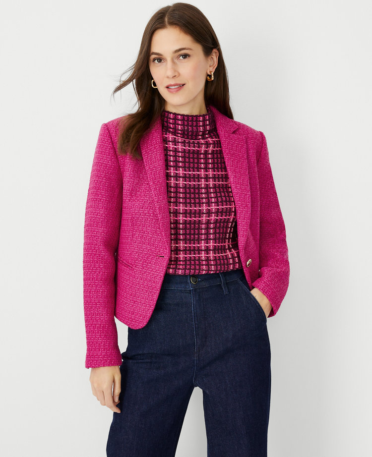 Chanel Vintage Francine Tweed Blazer, $1,250, Nasty Gal