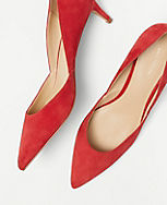 Suede D'Orsay Pumps carousel Product Image 2
