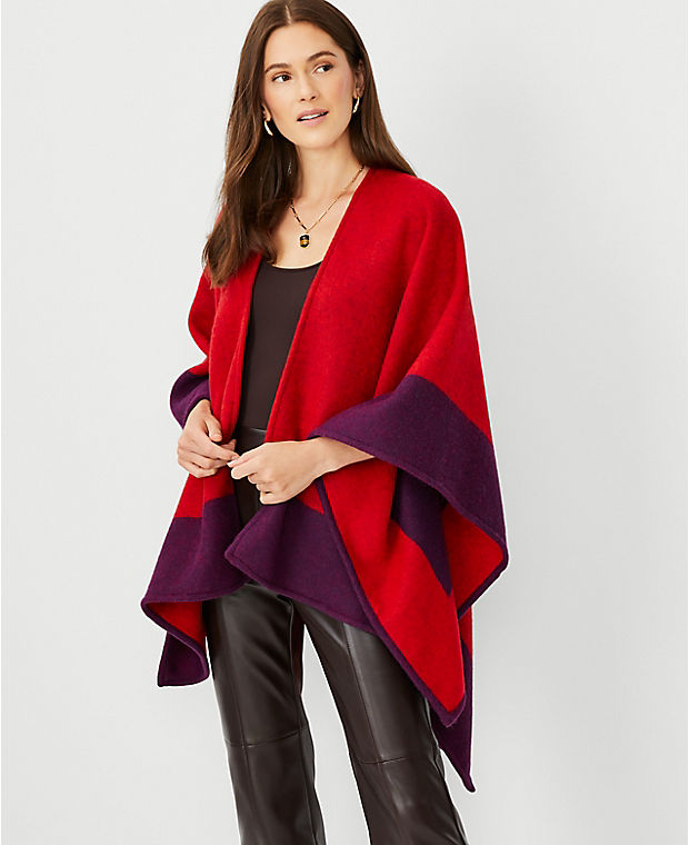 Studio Collection Wool Poncho