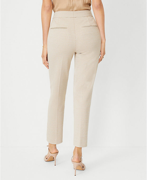 The High Rise Slim Ankle Pant in Double Knit - Curvy Fit