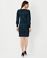 Shimmer Floral Jacquard Sweater Dress carousel Product Image 2