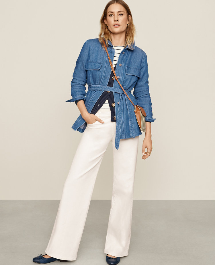 Ann taylor best sale loft denim jacket