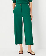 The High Rise Kate Wide Leg Crop Pant in Texture carousel Product Image 2