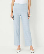 The Side Zip High Rise Pencil Pant in Windowpane carousel Product Image 2