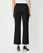 The High Rise Side Zip Flare Ankle Pant in Sateen - Curvy Fit carousel Product Image 2